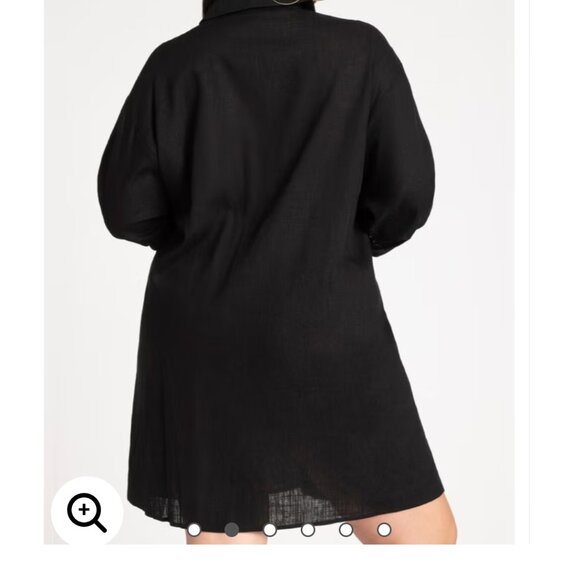 Tie Front Dolman Cover Up Tunic - Picture 5 of 7